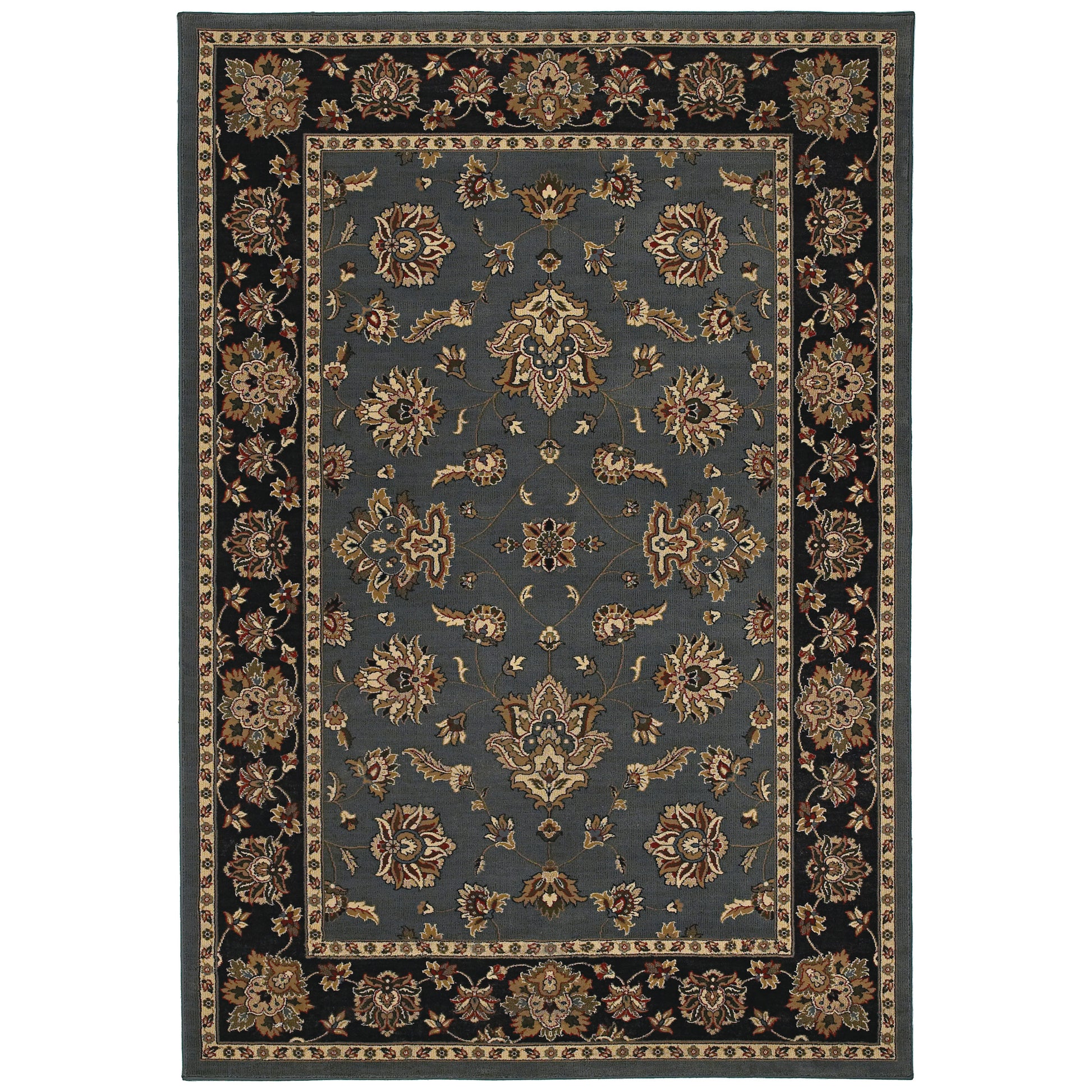Ariana 623H3 Blue Floral Rug