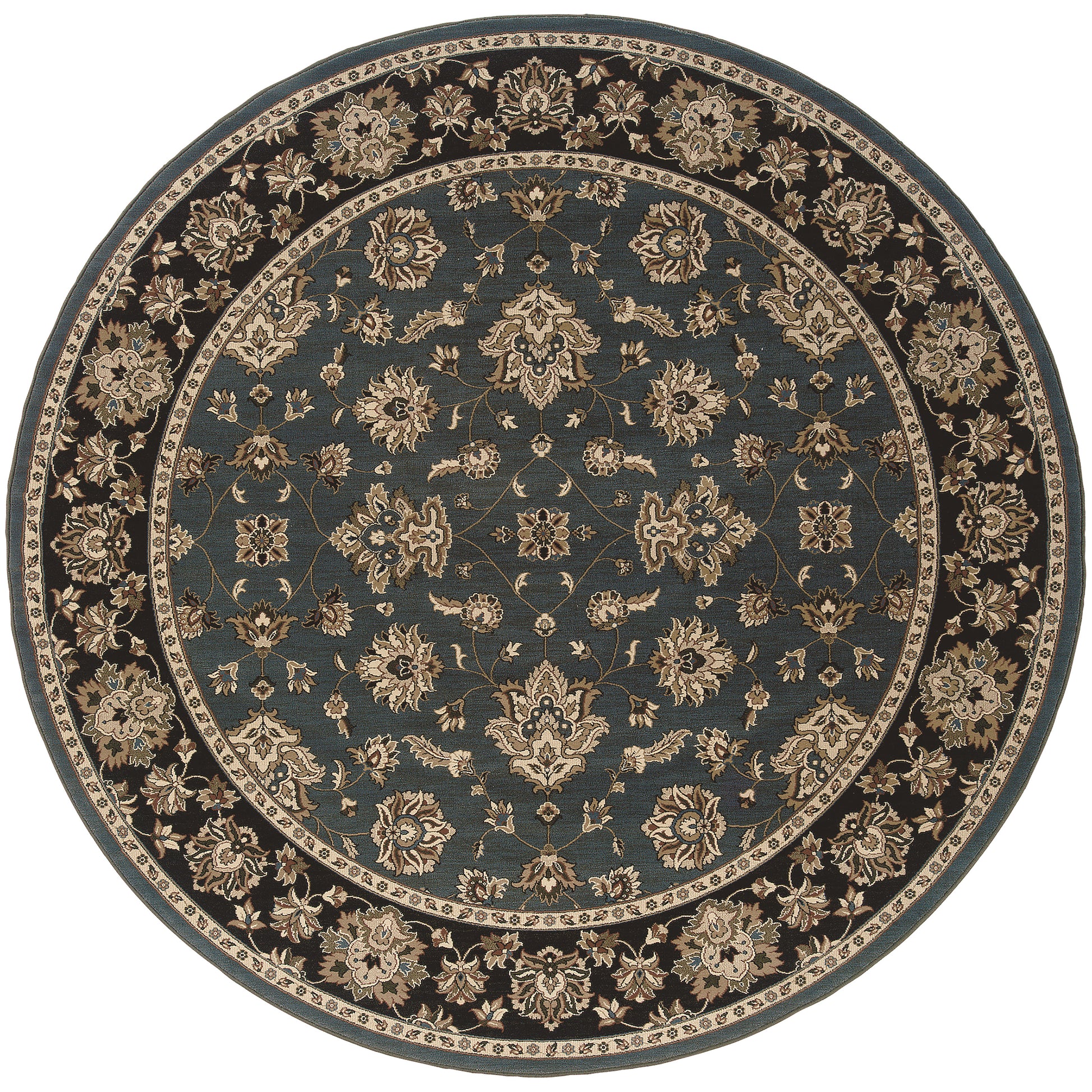 Ariana 623H3 Blue Floral Rug