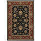 Ariana 623M3 Black Floral Rug
