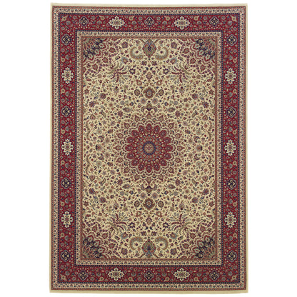 Ariana 095J3 Ivory Oriental Rug