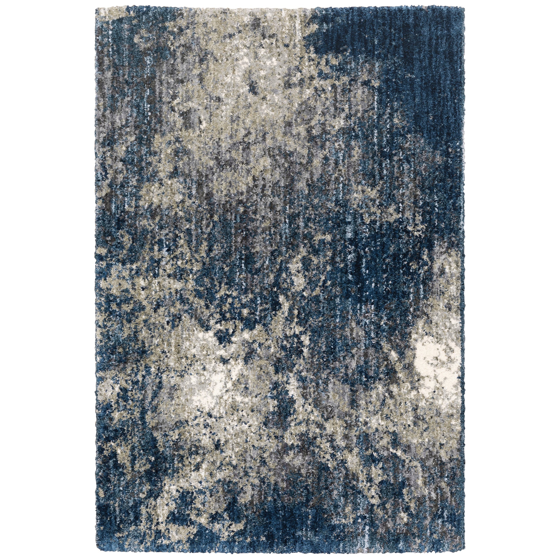 Aspen 2060L Blue Shag Rug