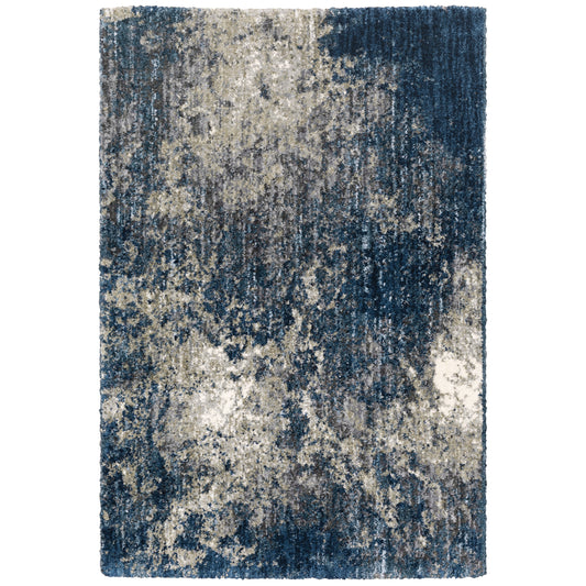 Aspen 2060L Blue Shag Rug