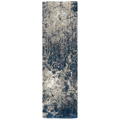 Aspen 2060L Blue Shag Rug