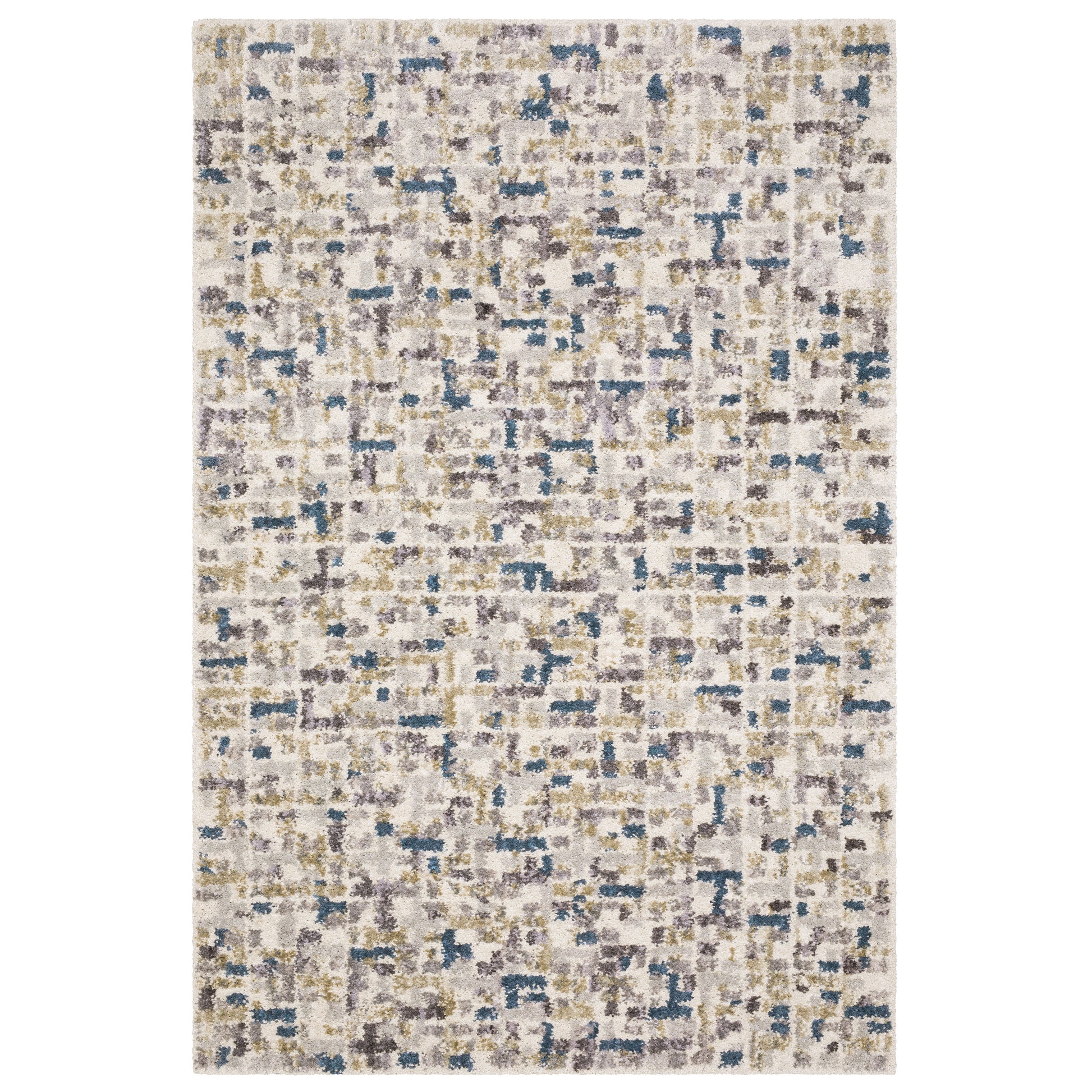 Aspen 3514A Ivory Geometric Rug
