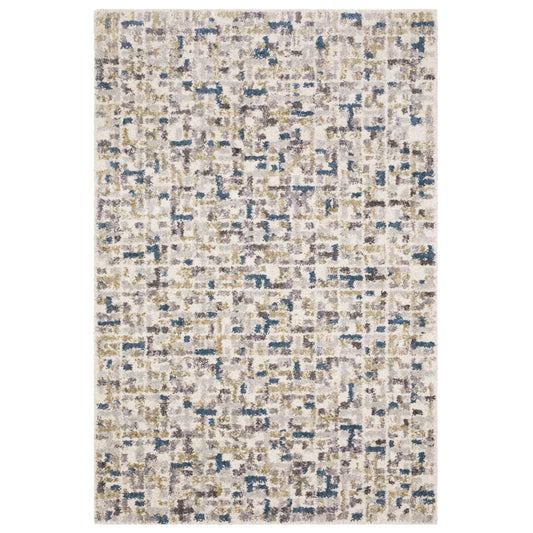 Aspen 3514A Ivory Geometric Rug