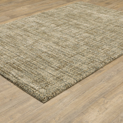 Astor Distressed Beige/ Brown Abstract Cut Pile Rug