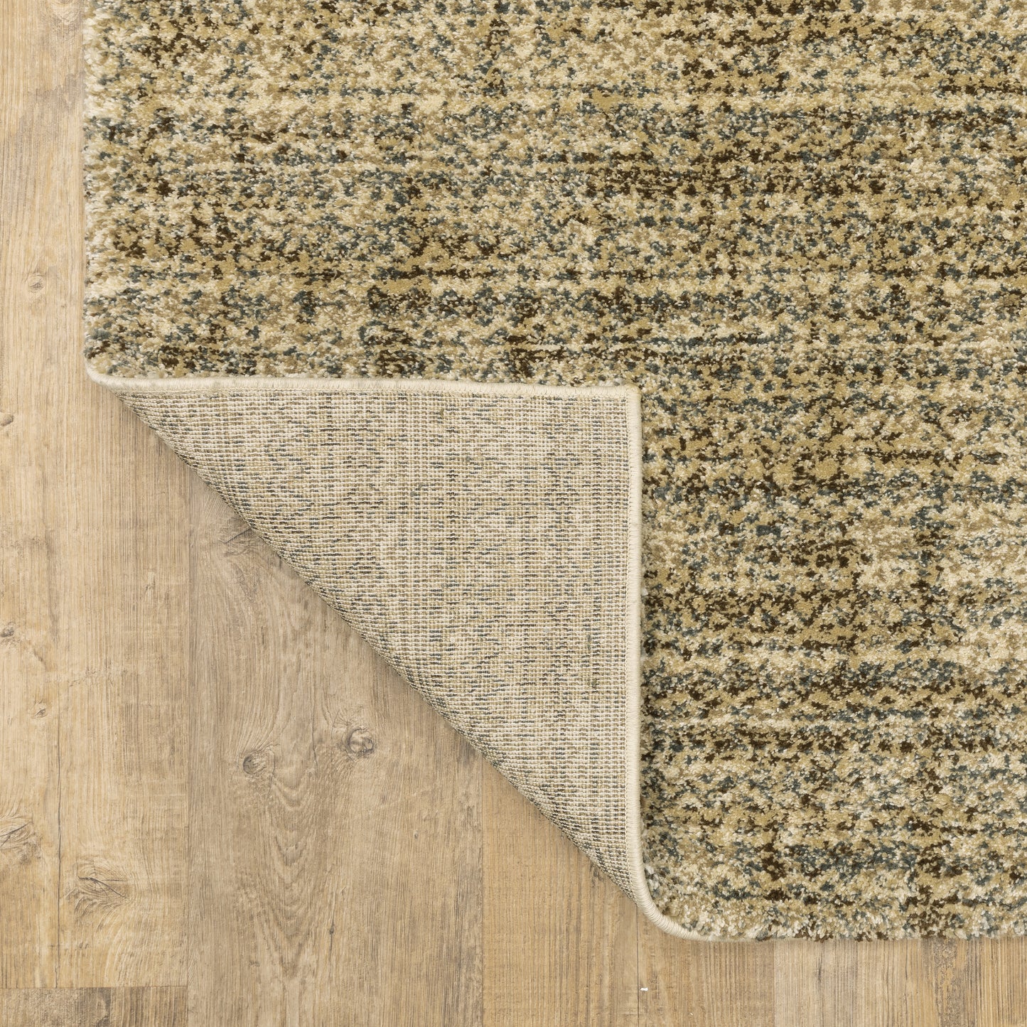Astor Distressed Beige/ Brown Abstract Cut Pile Rug