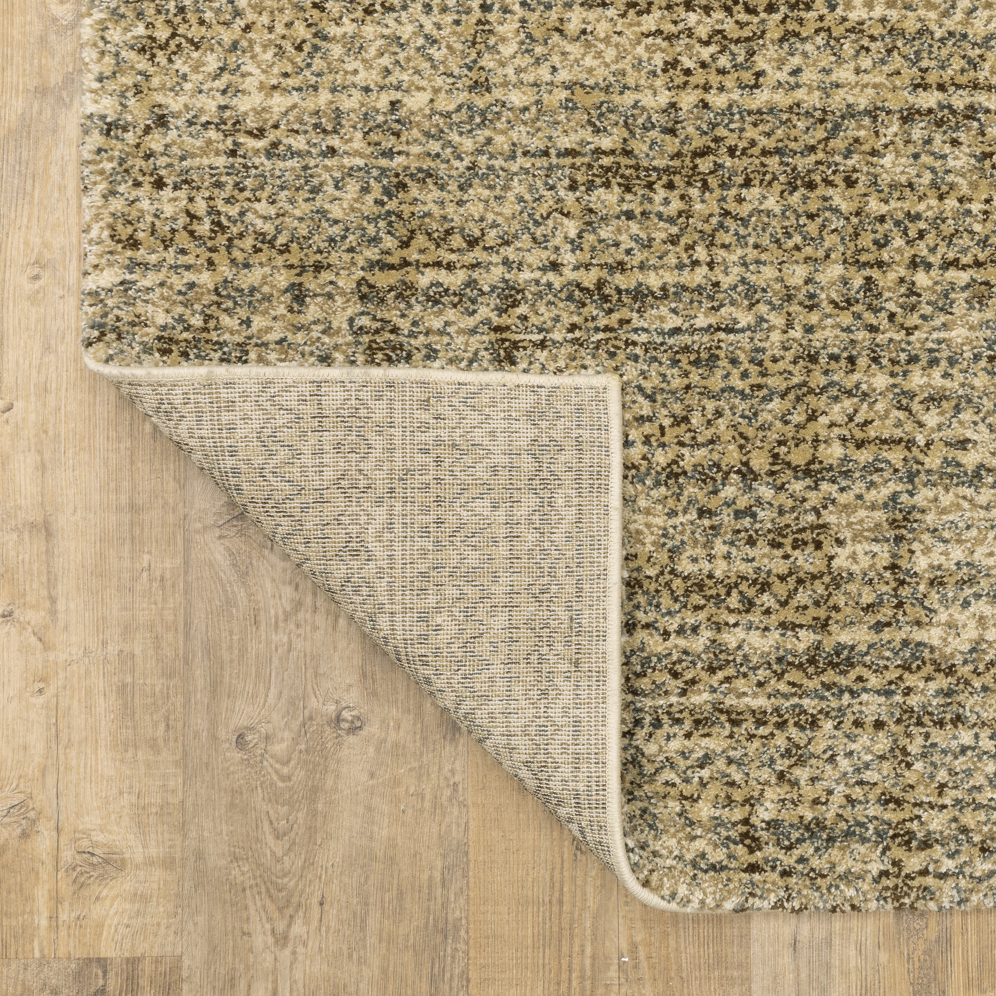 Astor Distressed Beige/ Brown Abstract Cut Pile Rug