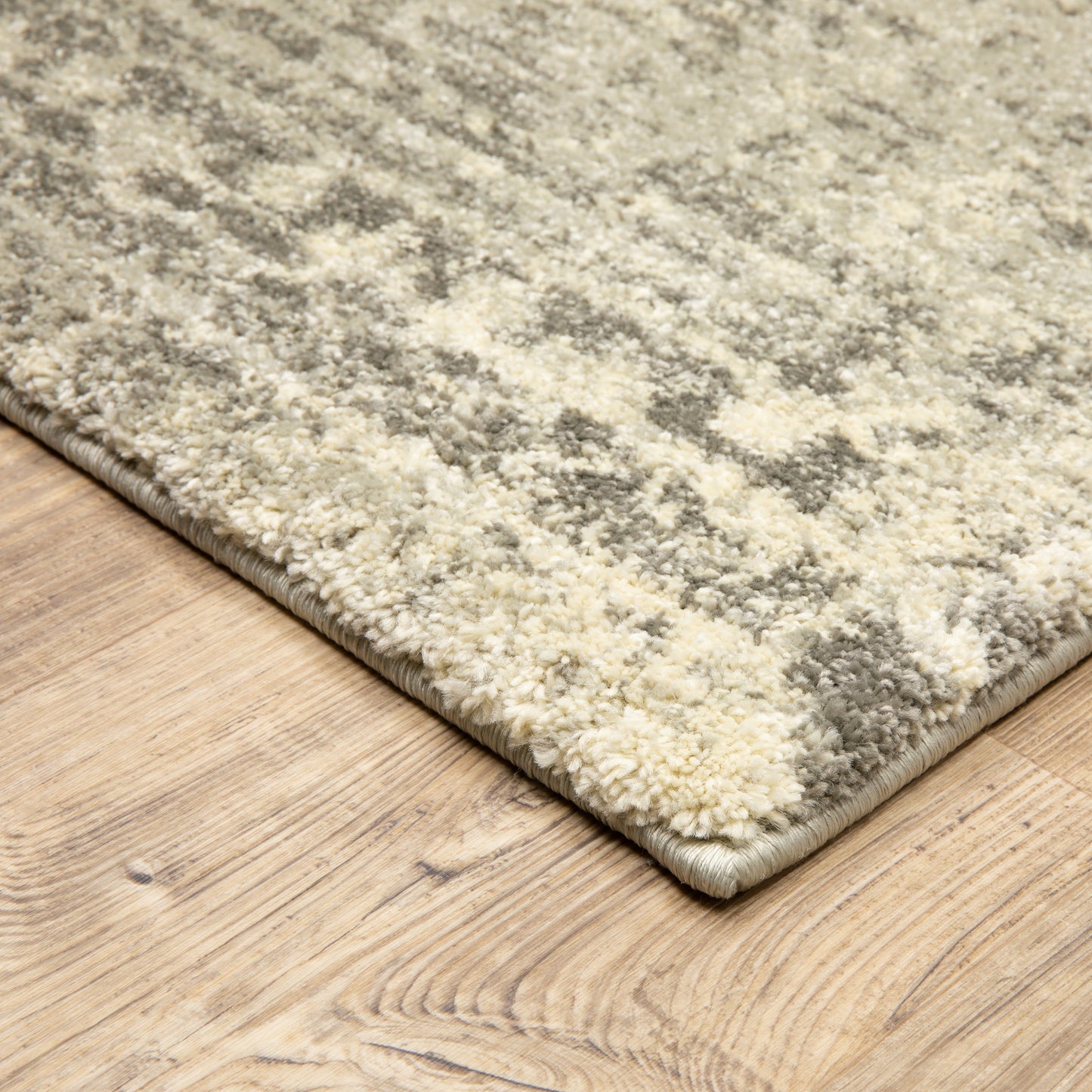 Astor Distressed Beige/ Grey Cut Pile Rug