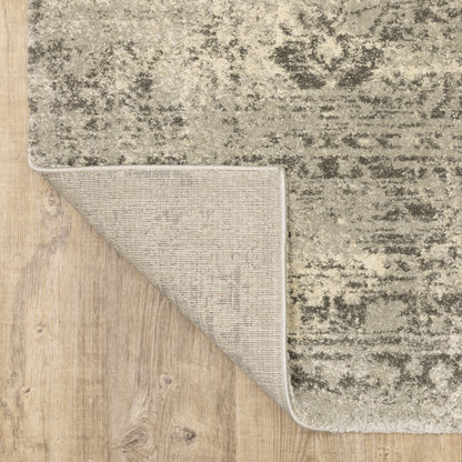Astor Distressed Beige/ Grey Cut Pile Rug