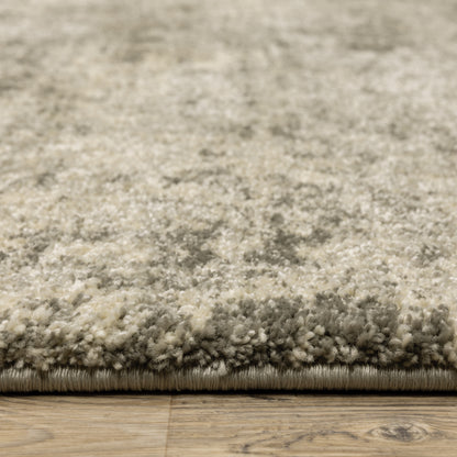 Astor Distressed Beige/ Grey Cut Pile Rug