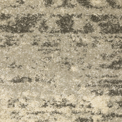 Astor Distressed Beige/ Grey Cut Pile Rug