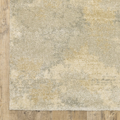 Astor Abstract Beige/ Grey Cut Pile Rug