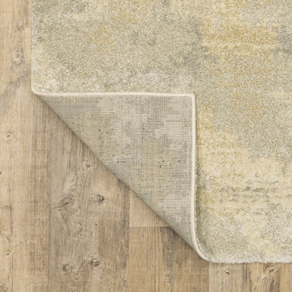 Astor Abstract Beige/ Grey Cut Pile Rug