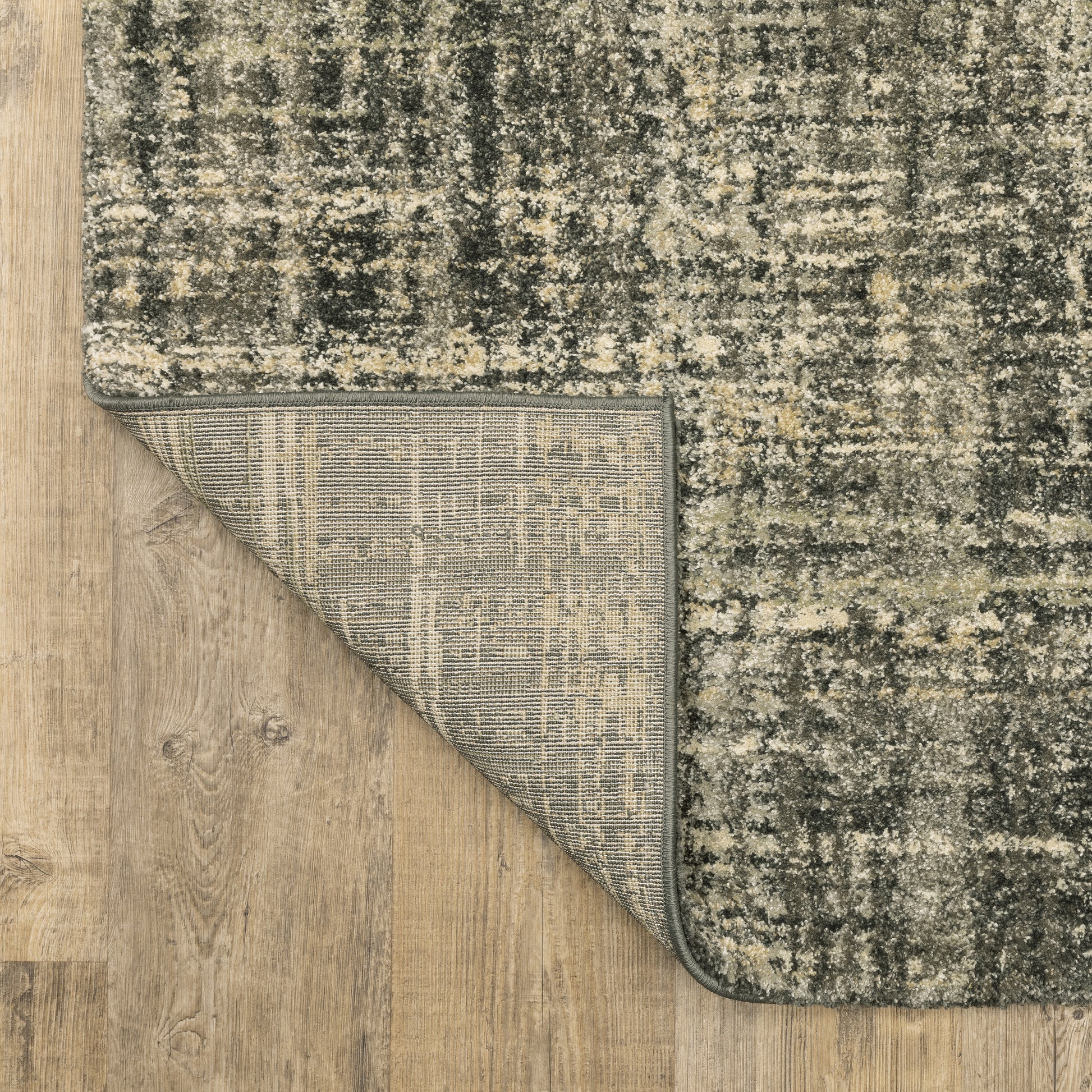Astor Distressed Charcoal/ Beige Cut Pile Rug