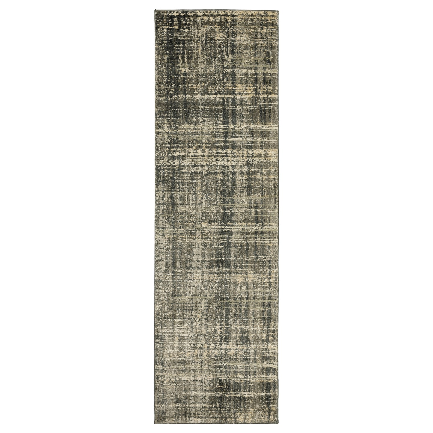 Astor 2541M Charcoal/ Beige Distressed Rug