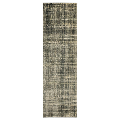 Astor 2541M Charcoal/ Beige Distressed Rug