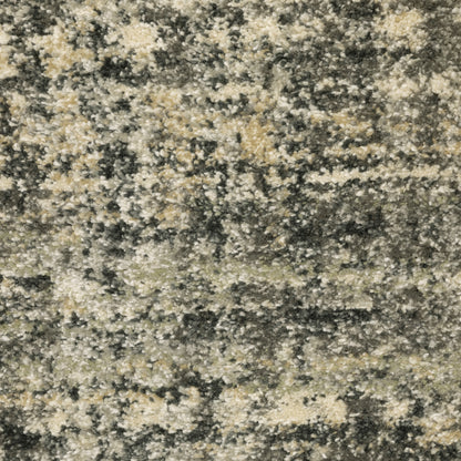 Astor Distressed Charcoal/ Beige Cut Pile Rug