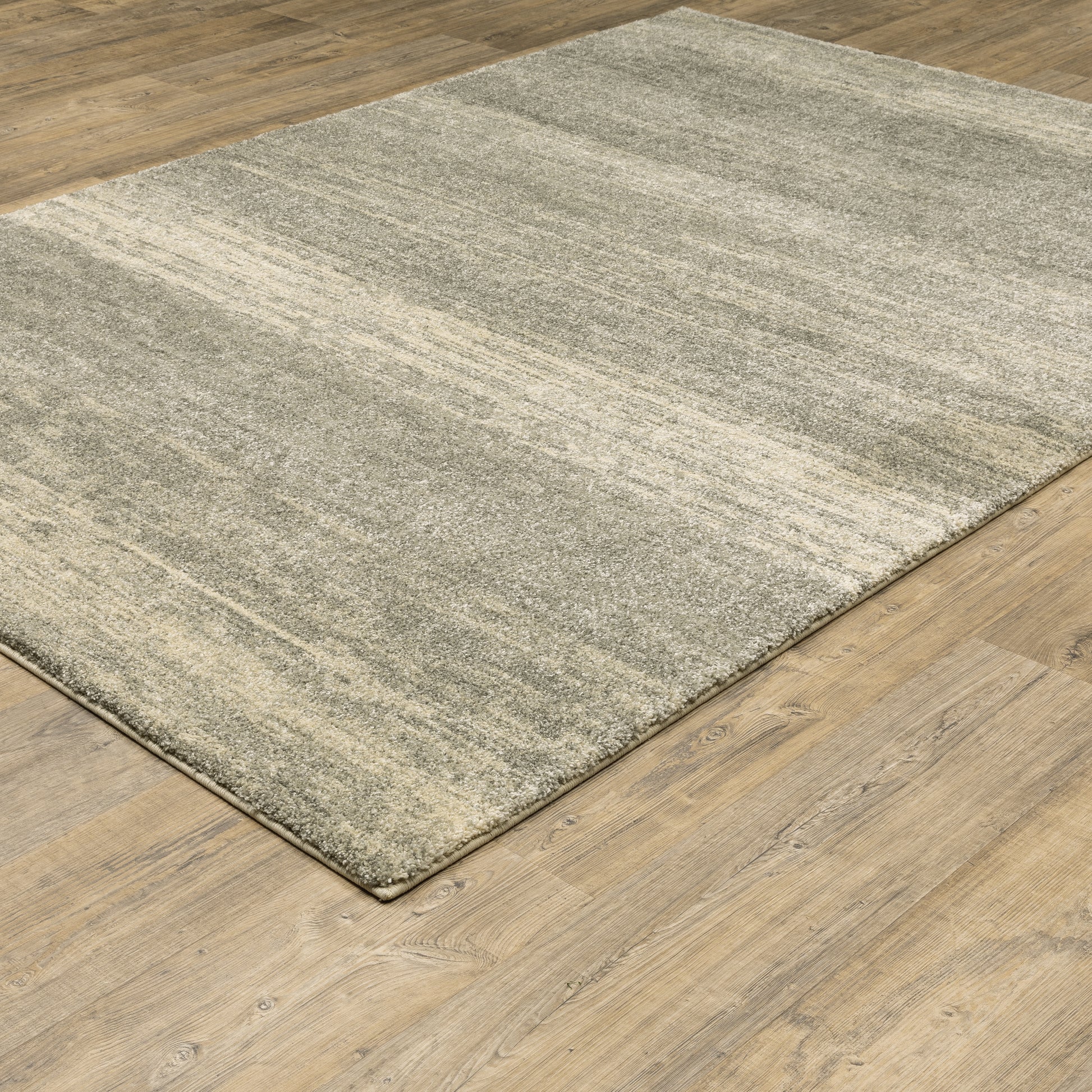 Astor Distressed Grey/ Beige Abstract Cut Pile Rug