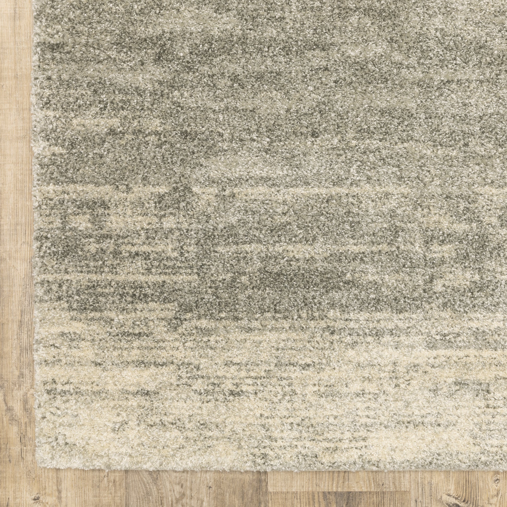 Astor Distressed Grey/ Beige Abstract Cut Pile Rug