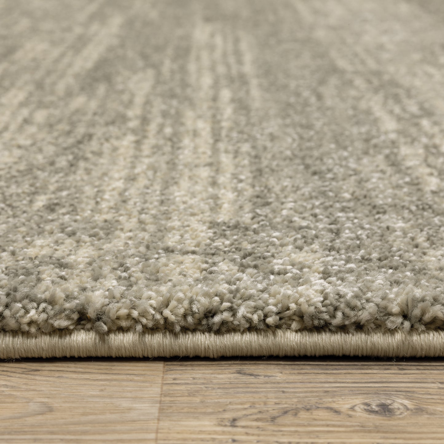 Astor Distressed Grey/ Beige Abstract Cut Pile Rug