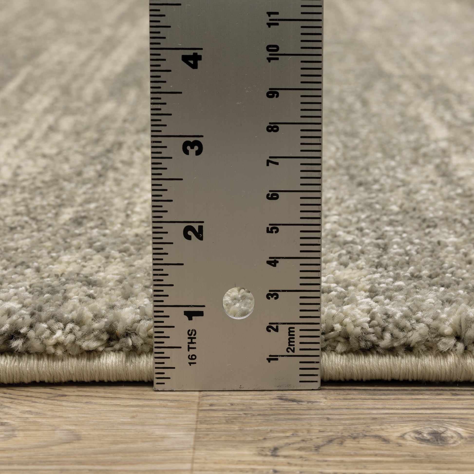 Astor Distressed Grey/ Beige Abstract Cut Pile Rug