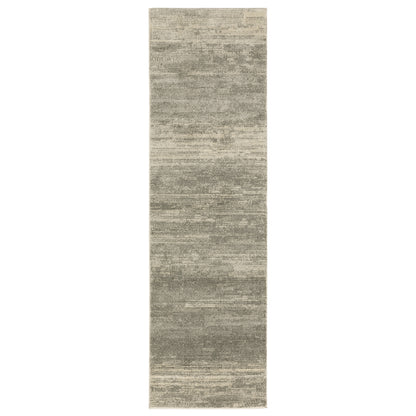 Astor 5572E Grey/ Beige Distressed Abstract Rug