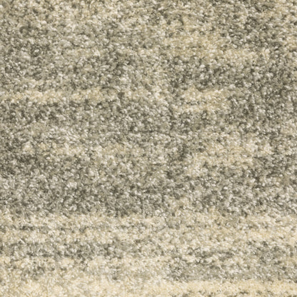 Astor Distressed Grey/ Beige Abstract Cut Pile Rug