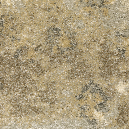 Astor Abstract Gold/ Beige Cut Pile Rug