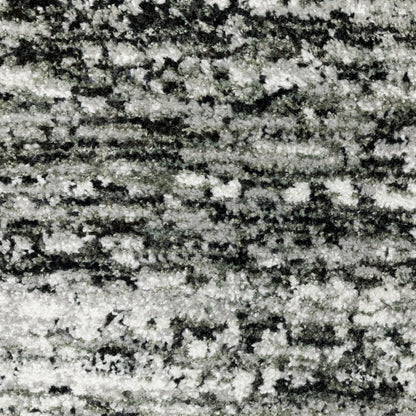 Atlas Abstract Ash/ Charcoal Cut Pile Rug