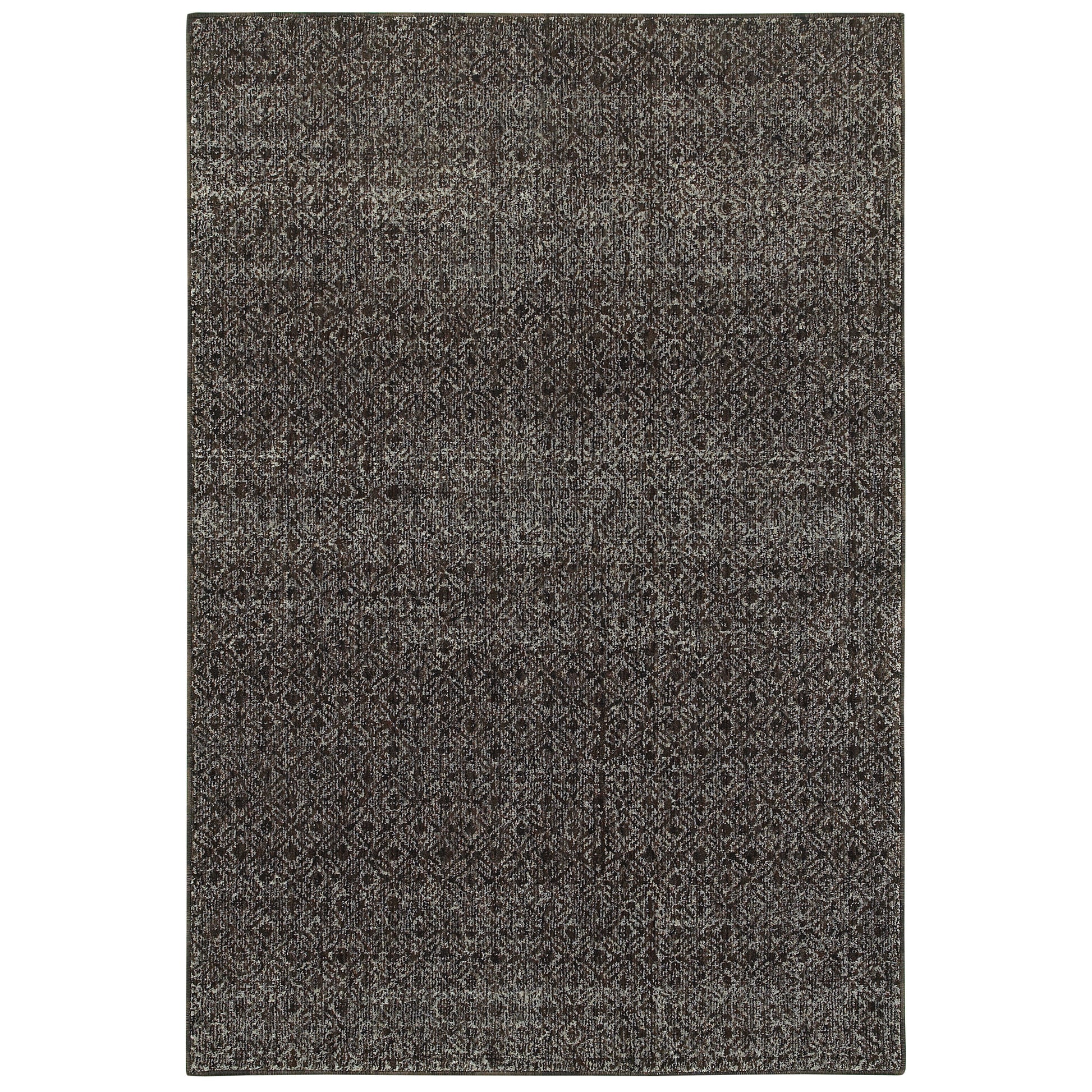 Atlas 8048Q Black Distressed Rug