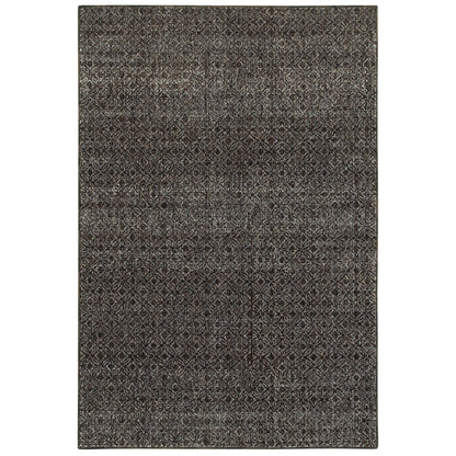 Atlas 8048Q Black Distressed Rug
