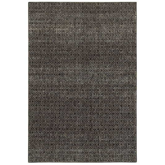 Atlas 8048Q Black Distressed Rug