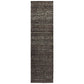 Atlas 8048Q Black Distressed Rug
