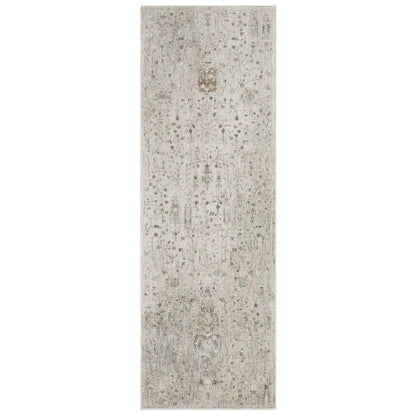 Avalon Ava01 Ivory/ Beige Distressed Floral Rug