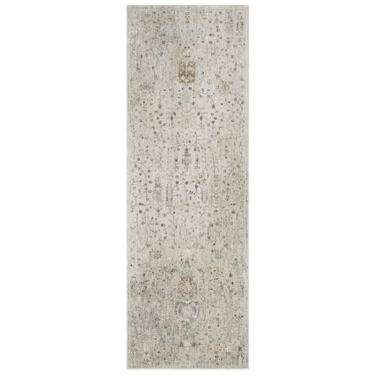 Avalon Ava01 Ivory/ Beige Distressed Floral Rug