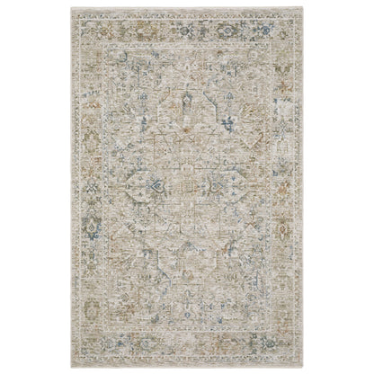Avalon AVA02 Beige Distressed Rug