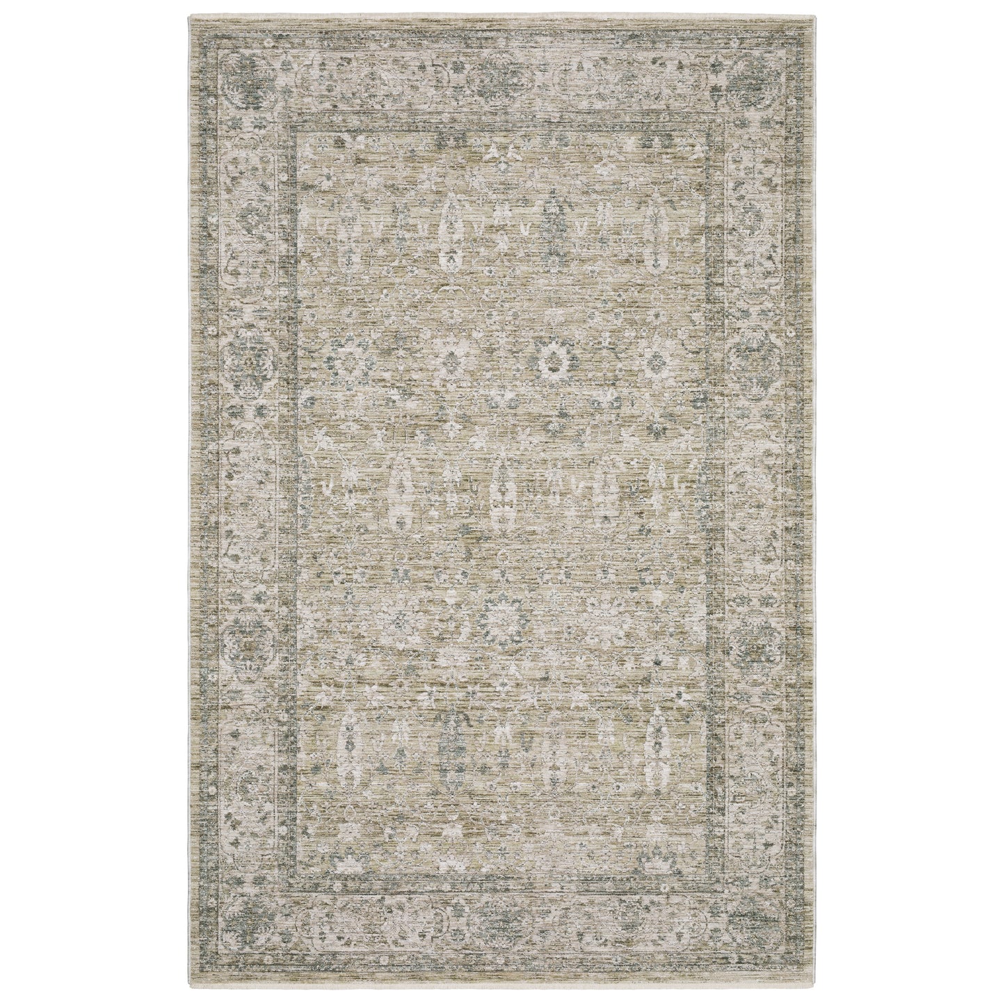 Avalon AVA03 Beige Distressed Rug