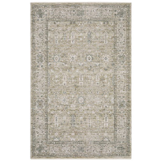 Avalon AVA03 Beige Distressed Rug