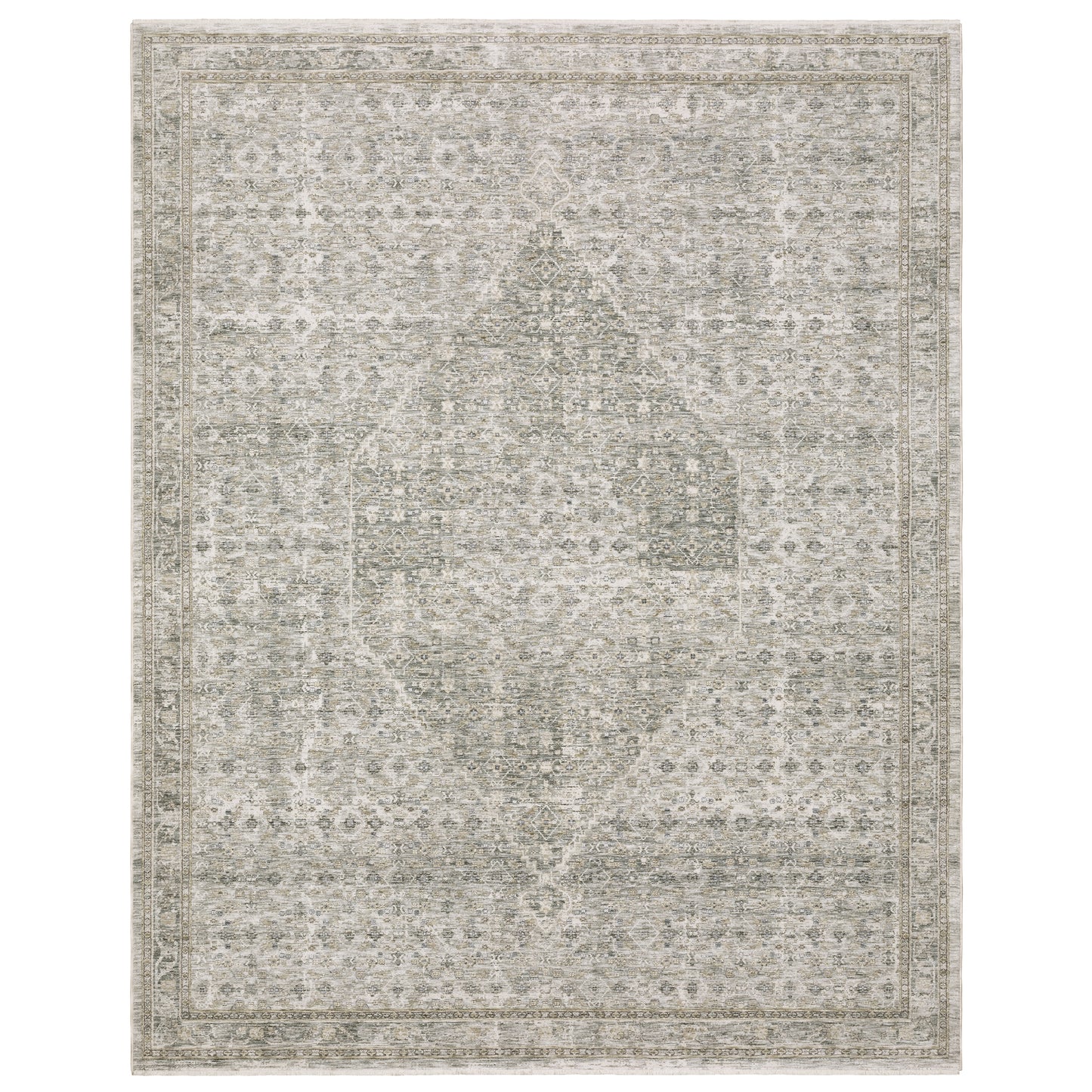 Avalon AVA04 Grey Medallion Rug