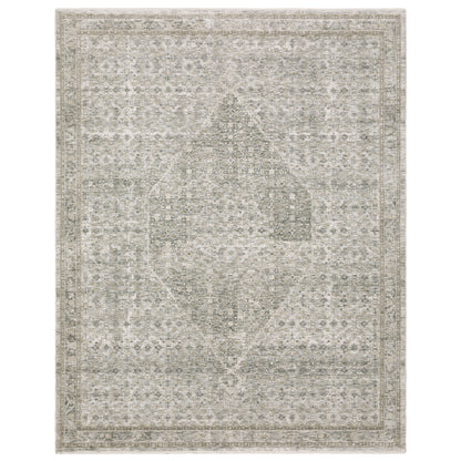 Avalon AVA04 Grey Medallion Rug