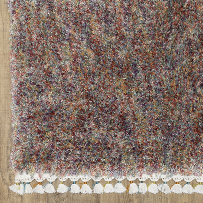 Axis Abstract Multi/ Ivory Cut Pile Rug