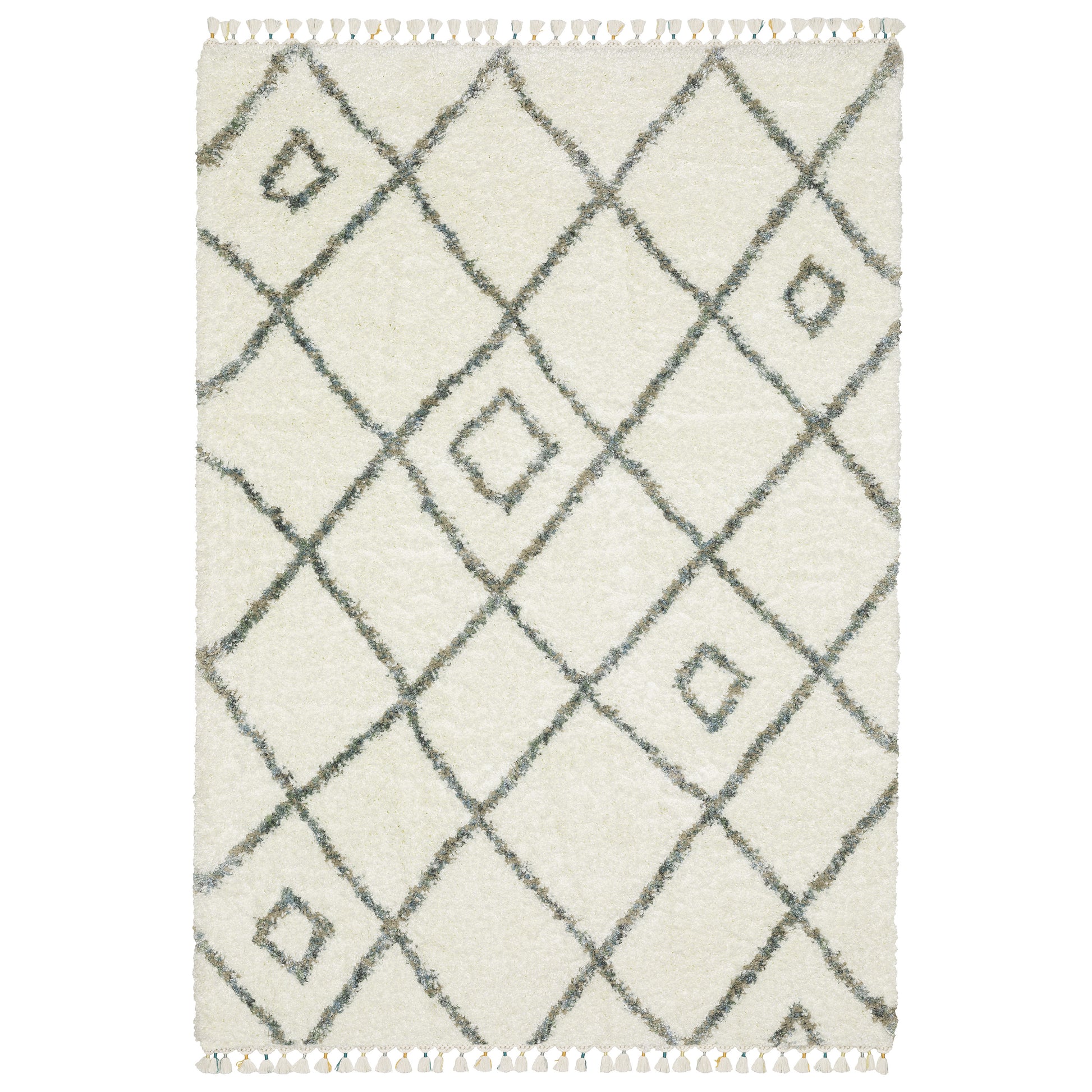 Axis AX03A Ivory Geometric Rug