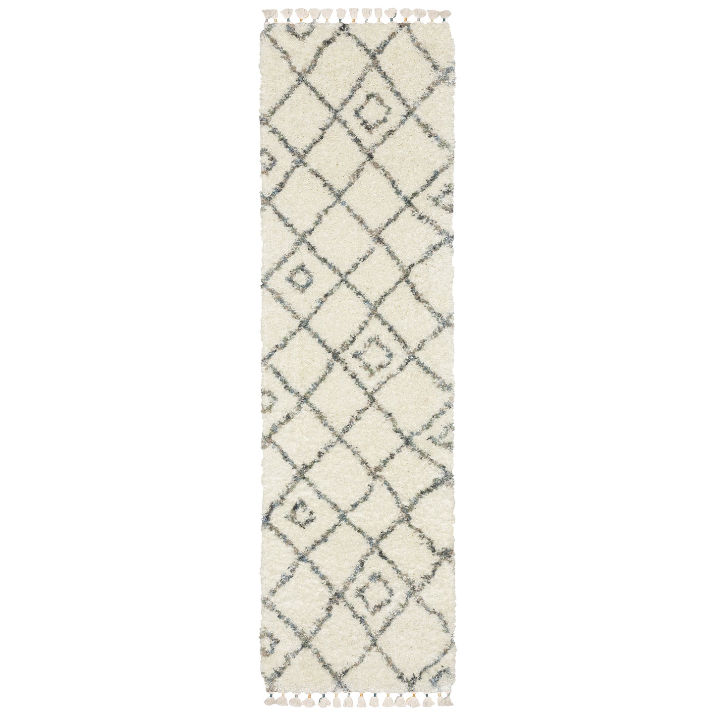 Axis AX03A Ivory Geometric Rug