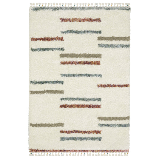 Axis AX04A Ivory Geometric Rug