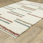 Axis AX04A Ivory Geometric Rug