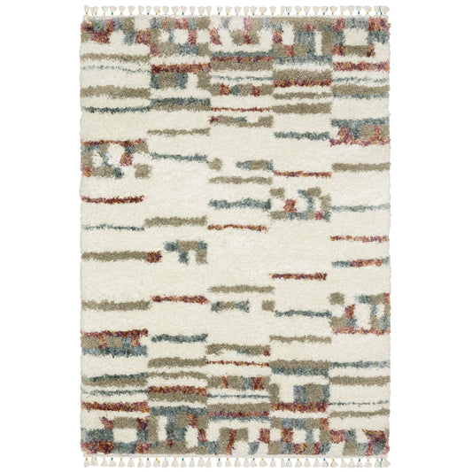 Axis AX06A Ivory Abstract Rug