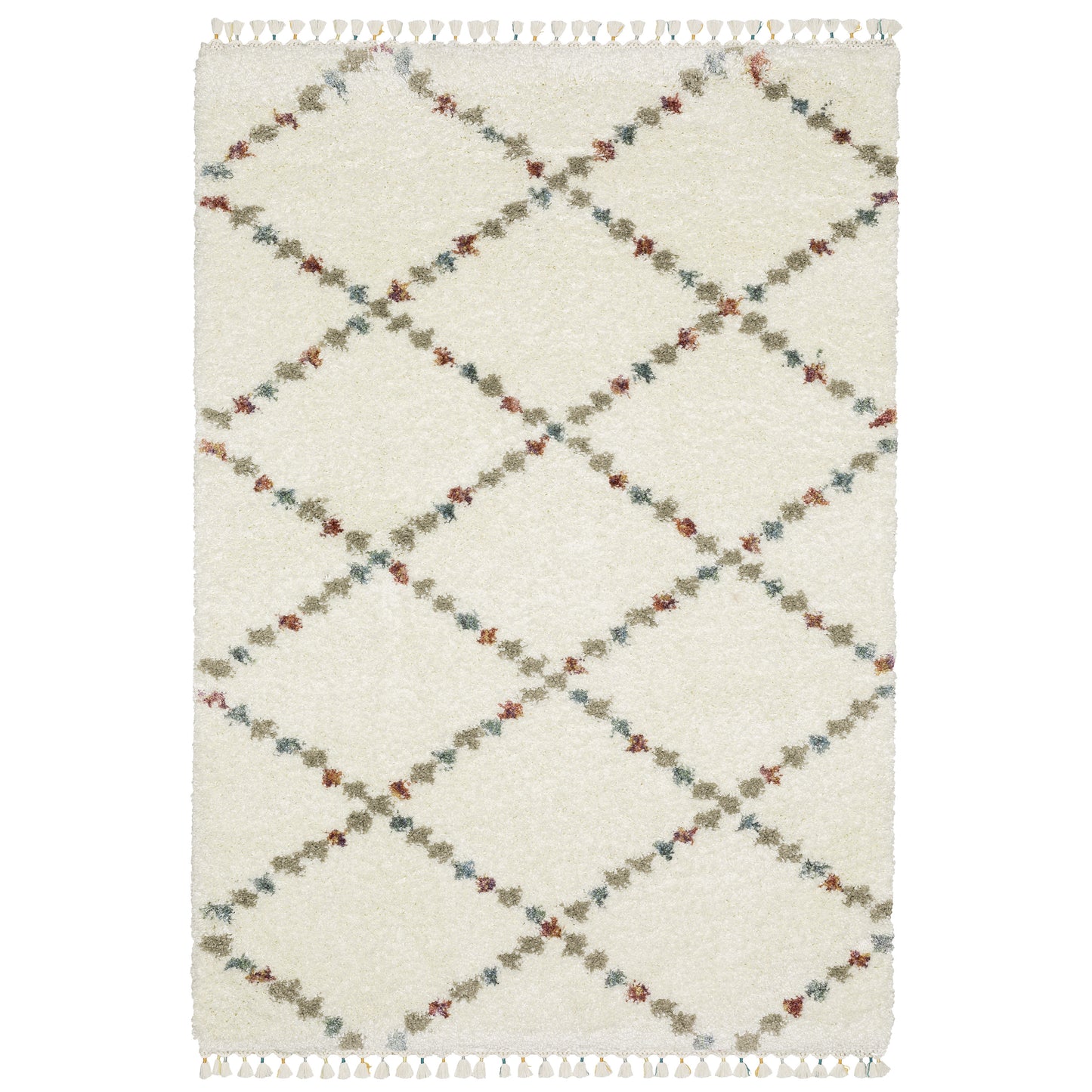Axis AX08A Ivory Lattice Rug