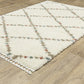 Axis AX08A Ivory Lattice Rug