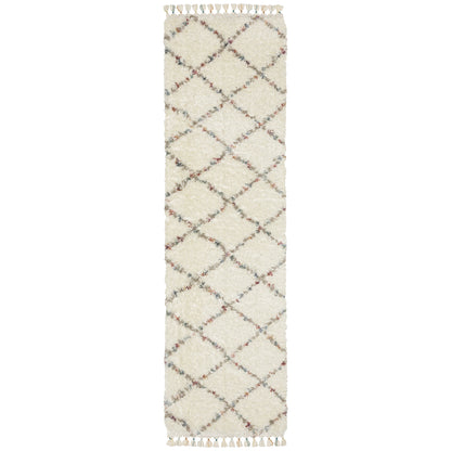 Axis AX08A Ivory Lattice Rug